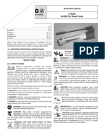 Enerpac P 2282 Instruction Sheet