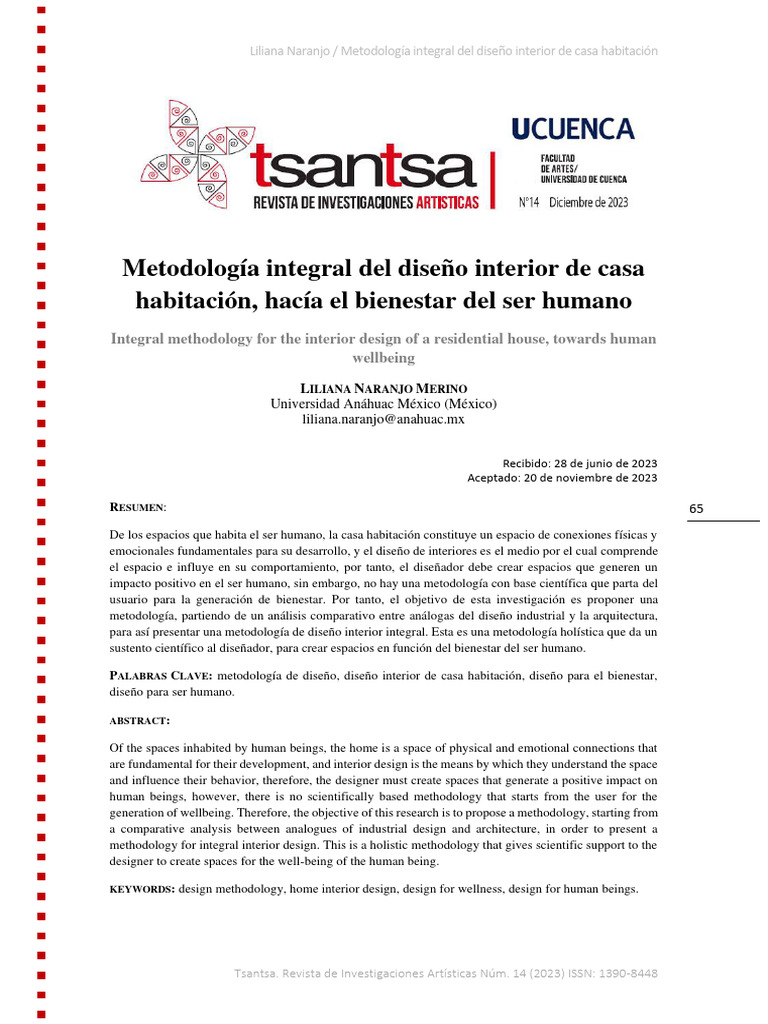 Metodología Integral para Diseño de Viviendas | PDF | Diseño | Las ...