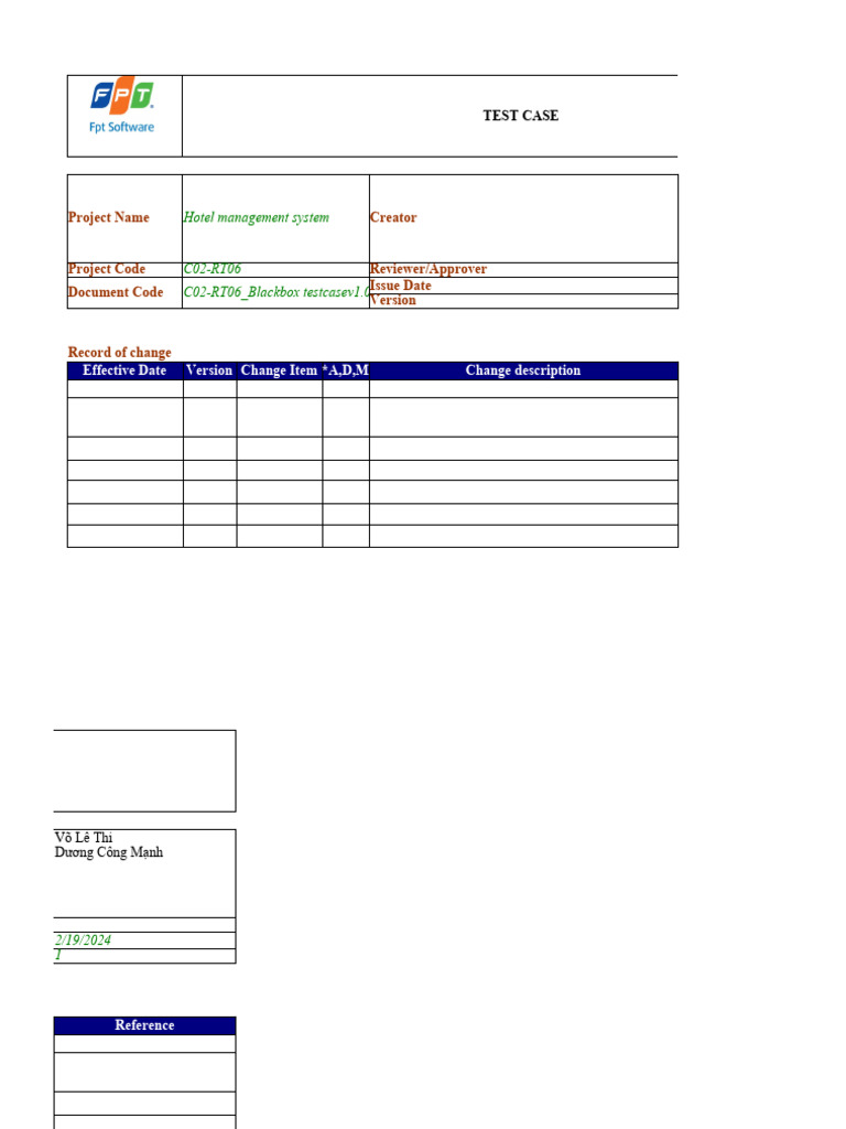 Hotel Management Test Cases | PDF | Login | Password