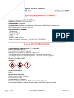 Sección 1: Identificación Del Producto Y La Compañía: Hoja de Datos de Seguridad