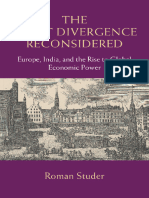 STUDER, Roman (2015) The Great Divergence Reconsidered Europe, India, and the Rise to Global Economic Power (Cambridge University Press)