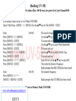 UV-5R Manual Programming