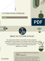 Title: Cutting Stock Problem