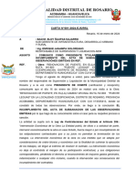 Carta - N°001-COMUNICO CONSTATACION DE LA SUBSANACION DE OBSERVACIONES EN REF.