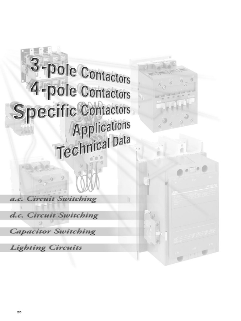 Industrial Contactor Guide | PDF | Materials Science | Physical Quantities