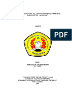 Evaluasi Trajectory Pelaksanaan Pemboran Berartah Pada Sumur X Lapangan Y