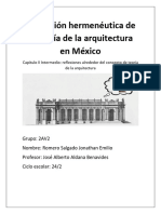 Una Visión Hermenéutica de La Teoría de La Arquitectura en México