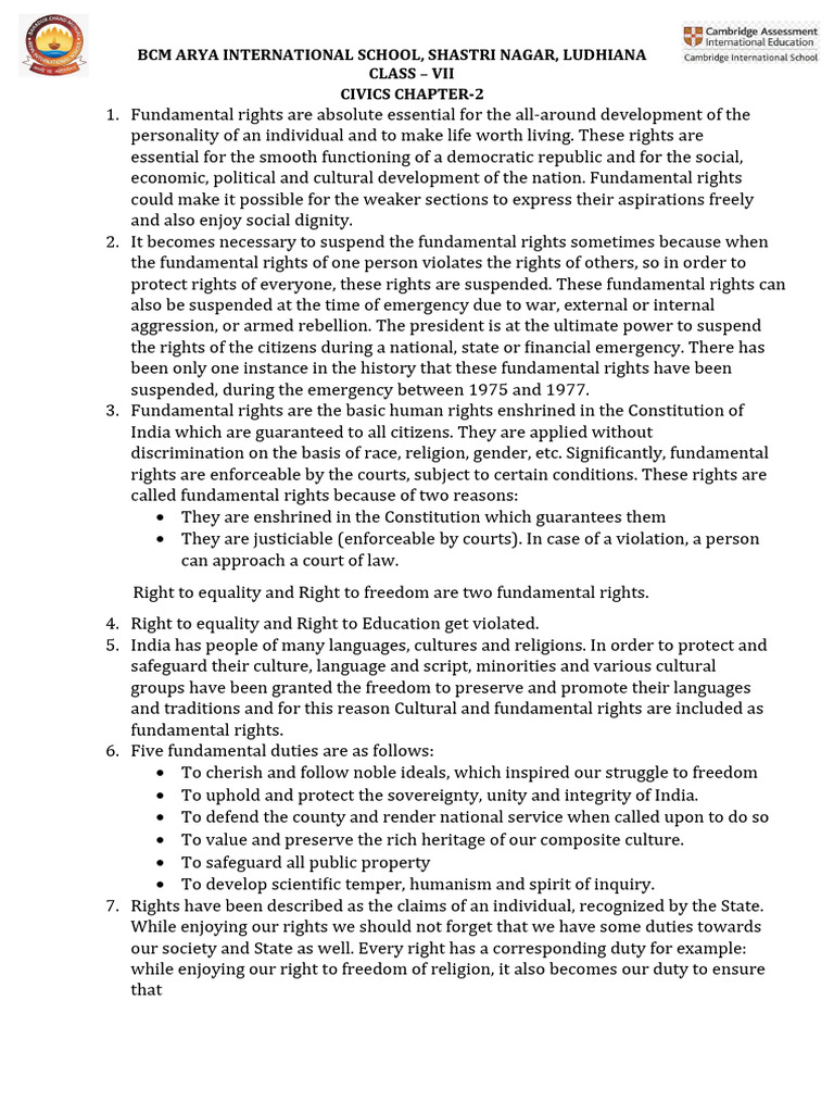 1131-c-9045 - (C7) Civics ch2 | PDF | Libertarian Theory | Human Rights