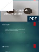 Preparo de Meio de Cultura Caseiro Final