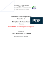 Notions Élémentaires Du Calcul Des Probabilités