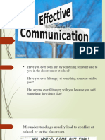 Respectful and Effective Communication ESI