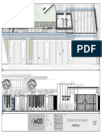 Planos - Arquitectura - 1. Pórtico Planta-Elevación