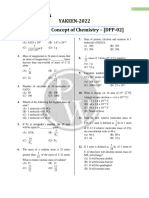 YAKEEN-2022 Some Basic Concept of Chemistry - (DPP-02)