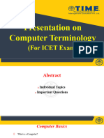Computer Terminology ICET Exam Updated 8th July 2022