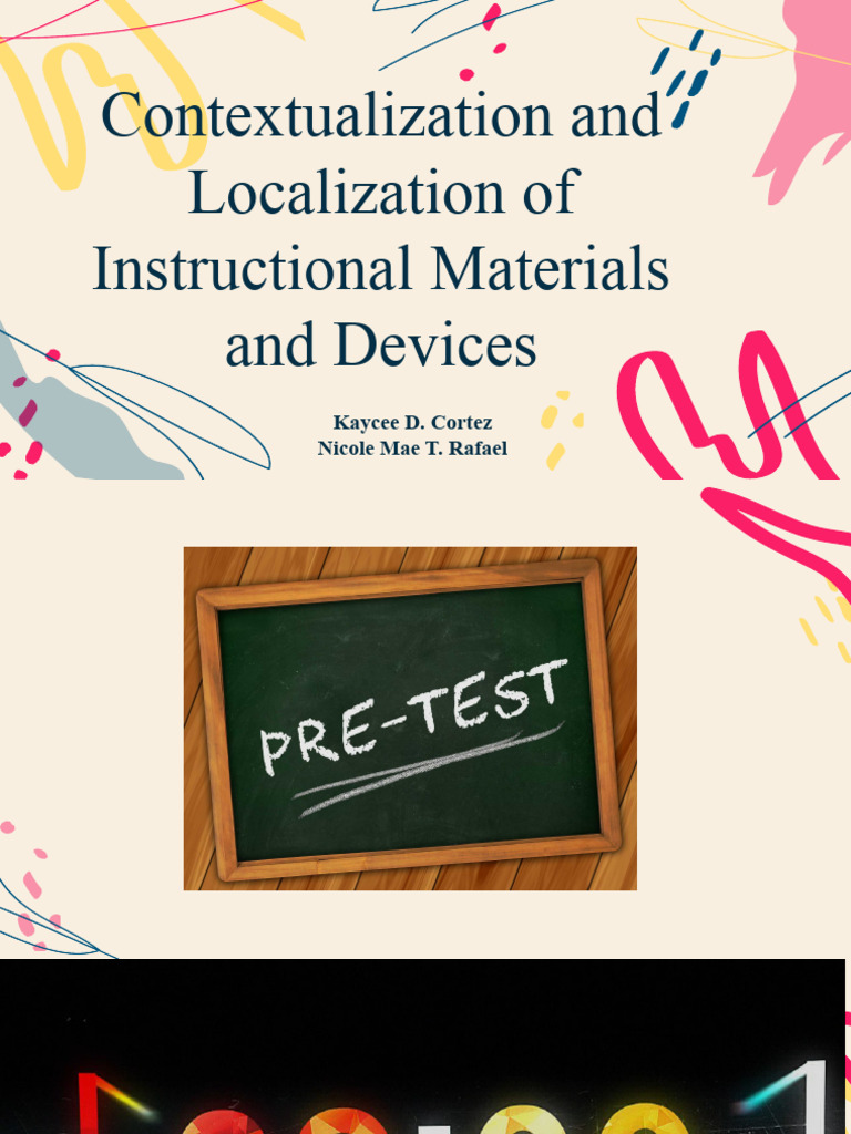 Localization and Contextualization in Education | PDF | Learning ...