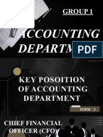 Accounting Department Topic 3