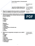 Buscadores de Datos 2. Correo Electróni-Co, Chat, Twitter y Facebook 3. Informar - Educar - Enseñar 4. (1 - A, E, G) (2 - B, C, D) (3 - C, F)