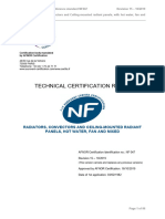 NF 047 Radiator Certificate