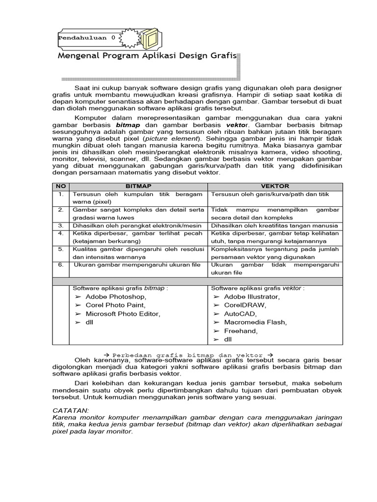 Modul Teori Coreldraw Bag 1 Pdf Komputer