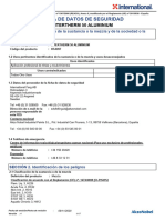 Ficha de Datos de Seguridad: Intertherm 50 Aluminium