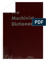 Fred H. Colvin - The Machinist Dictionary-Simmons-Boardman Publishing Corporation (1956)