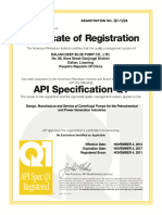 Certficacion API