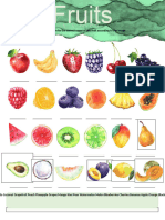 Fruits and Vegetables Worksheet Templates Layouts - 130831