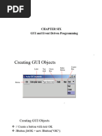 CHAPTER 6 GUI and Event Handling
