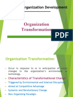 Organization Development Organization Transformation