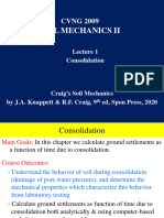 Lecture - 1 - CVNG 2009 - Soil Mechanics 2