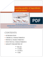 Quality of Ingredient and Products