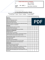 Micro Teaching Sheet