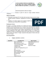 Práctica Número 4 - Determinación de La Acidez en Vinagre