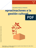 Aproximacio - N A La Gestio - N Cultural