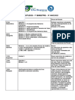 Guia de Estudos - 1º Bimestre - 9º Ano/2022