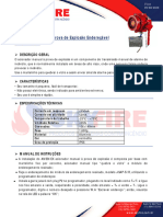 Acionador Manual À Prova de Explosão Endereçavel C Martelinho (AMEN-EX ) V.3.0
