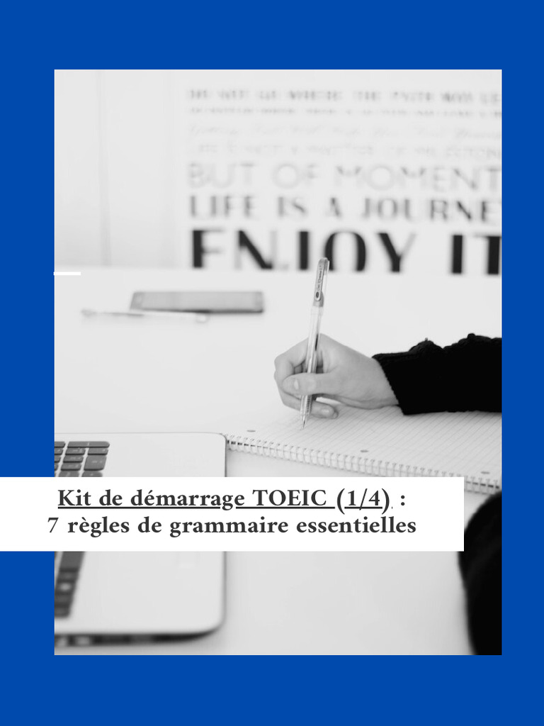 1sur4 Mini Formation Kit de Demarrage TOEIC 7 Regles de Grammaire — free download