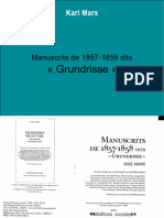 1857-58 Grundrisse - (Marx) - (Édit. Sociales 2011)