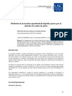 Informe 1 - Medicion de La Tension Supercial de Liquidos Puros