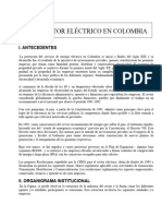 Introducción Al Sector Eléctrico en Colombia