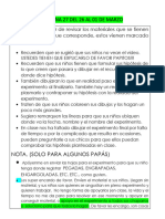 Semana 27 Del 26 Al 01 de Marzo. Actividades de Reforzamiento en Casa