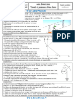 Série 2 - Travail Et Puissance D'une Force