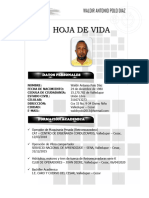 Hoja de Vida Waldir Polo Diaz