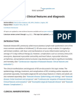 Kawasaki Disease Clinical Features and Diagnosis