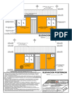 Elevacion Principal: Escala 1/50