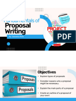 Proposal Writing Presentation