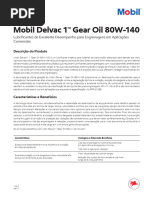 Mobil Delvac 1 Gear Oil 80w 140 - Pds 2017