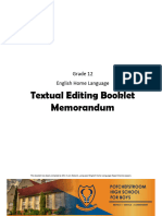 Textual Editing Memorandum Booklet