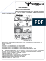 Lista Complementar - 1° Ano