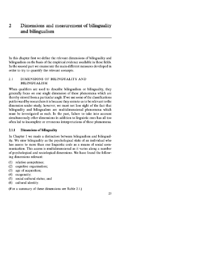 Bilinguality and bilingualism second edition pdf